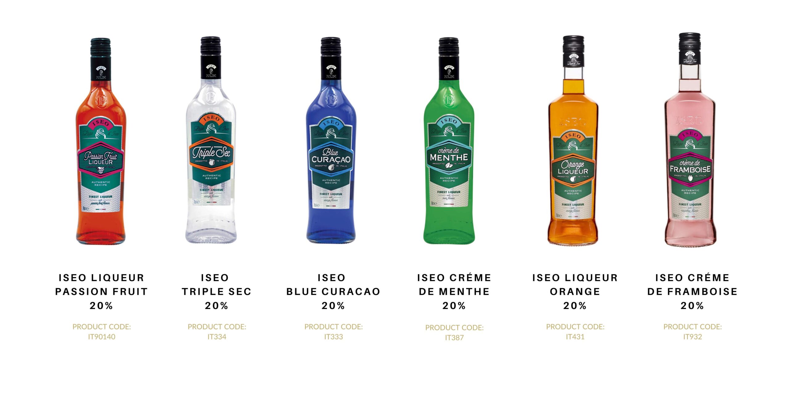 Iseo Liqueur Range